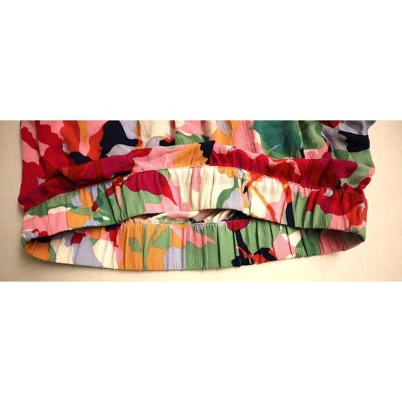 BB Dakota x Steve Madden Women's Sz M Rose Water Floral One Shoulder Top $69+ - Picture 4 of 6